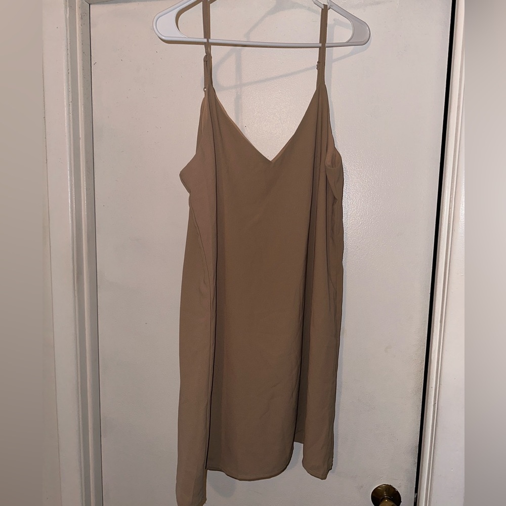 SHEIN Solid Cami Dress Never Worn Spaghetti Strap Polyester
